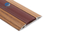 Bord en aluminium d'escalier de glissement d'ODM anti flairant, escalier en bois de grain flairant pour le tapis
